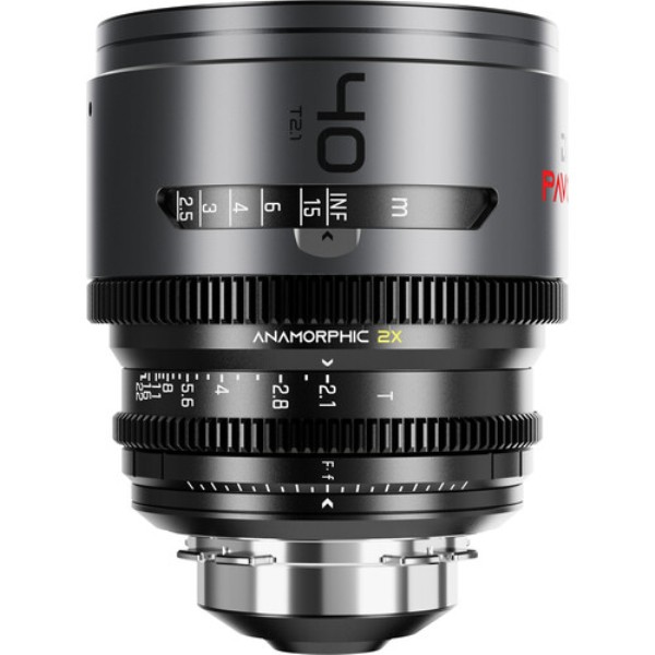 DZOFilm PAVO 40mm T2.1 2x Anamorphic Prime Lens Neutral Coating PL/EF Mount S35 metric