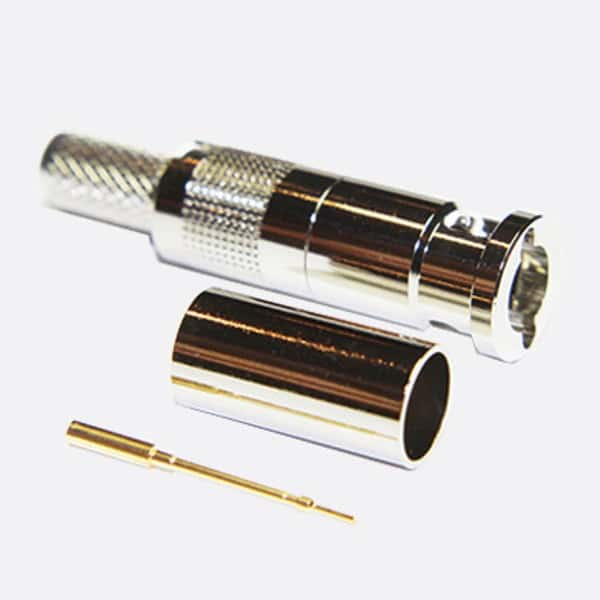 COAX CONNS 67-005-B66-FA MICRO BNC 12G UHD Male cable, crimp, group X