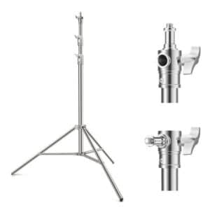 K&F CONCEPT 2.8m Photography light stand Spring Buffer Heavy Duty Stainless Steel KF34.044