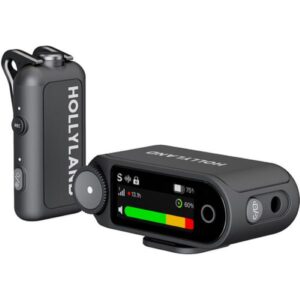 Hollyland LARK MAX 2 Solo Wireless Microphone System for Cameras (Space Gray, 2.4 GHz)
