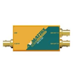 AVMATRIX SD1121-12G 1×2 12G-SDI SIGNAL REPEATER