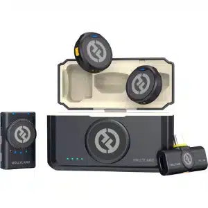 Hollyland LARK M2 Mini Combo 2-Person Wireless Microphone System (2.4 GHz Shine Charcoal)