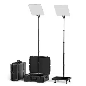Desview TP300 Conference Presidential Teleprompter Kit 19" with Hard Carrying Cases