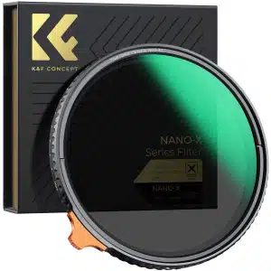 K&F Concept 67mm True Color Variable ND2-32 (1-5 Stops) ND Lens Filter, Adjustable Neutral Density Filter with 28 Multi-Layer Coatings Nano-Xcel Series KF01.2158