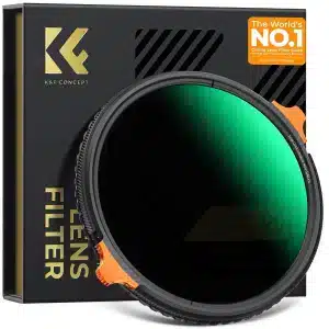 K&F Concept KF01.2573 77mm True Color Variable ND2-32 (1-5 Stops) and CPL Circular Polarizing Lens Filter 2 in 1 for Camera Lens Neutral Density Polarizer Filter Nano-X Series