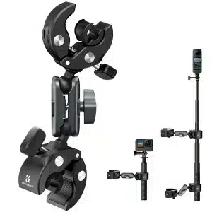 K&F Concept KF31.204S2 Dual Super Clamp Camera Mount with 360° Ball Head
