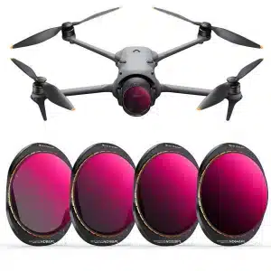 K&F Concept SKU.1641V1 Drone Filter DJI Mavic 4 Pro ND & PL Filter 2 in 1 Kit 4pcs (ND8&PL+ND16&PL+ND32&PL+ND64&PL) Multi Coated HD Optical Glass/Aluminum Frame