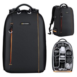 K&F Concept KF13.140 Professional Lightweight Camera Backpack 18L for Photographers