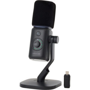 amaran Mic Wireless Dynamic Supercardioid Microphone Desktop Stand Kit (Charcoal)